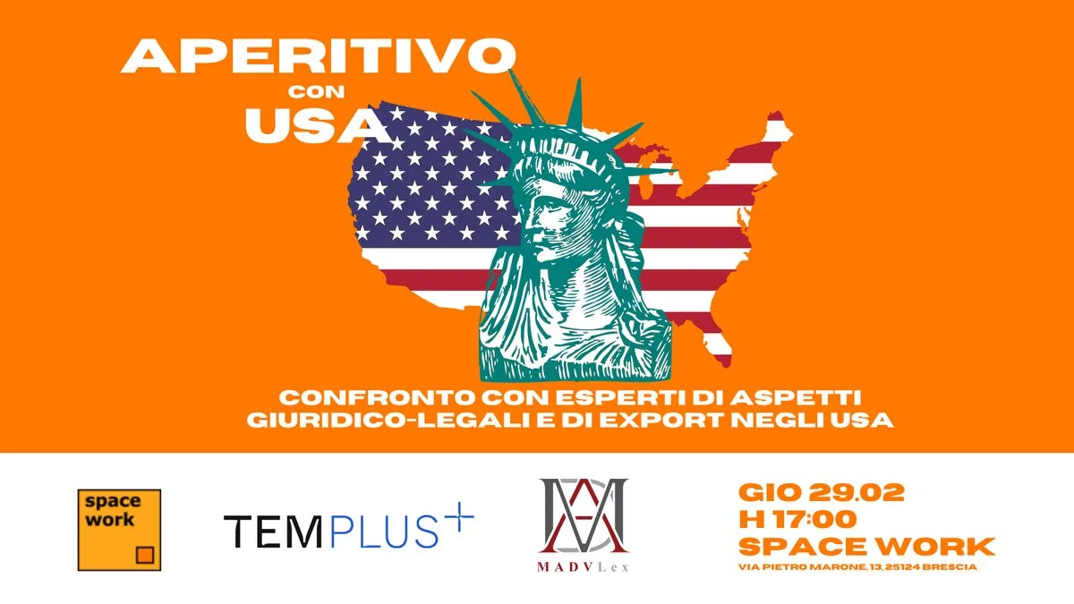 APERITIVO CON GLI USA: L’INIZIATIVA DI SPACE WORK